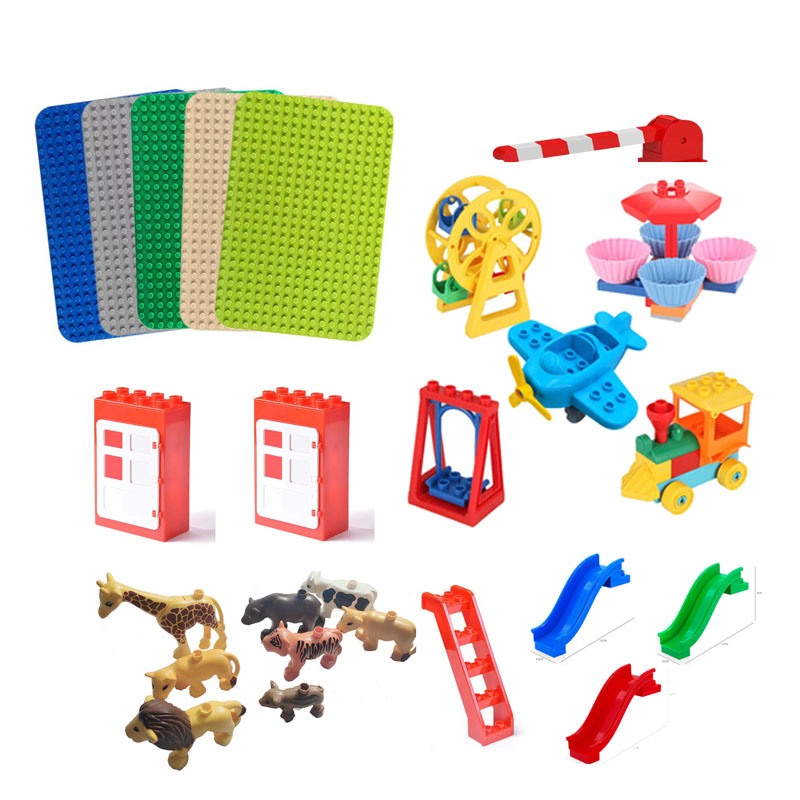 Lego Set City - وحدات بناء نقاط كبيرة للأطفال ،