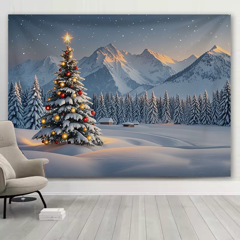Christmas Tree Artificial - VIKAMA نسيج حائط شجرة عيد الميلاد