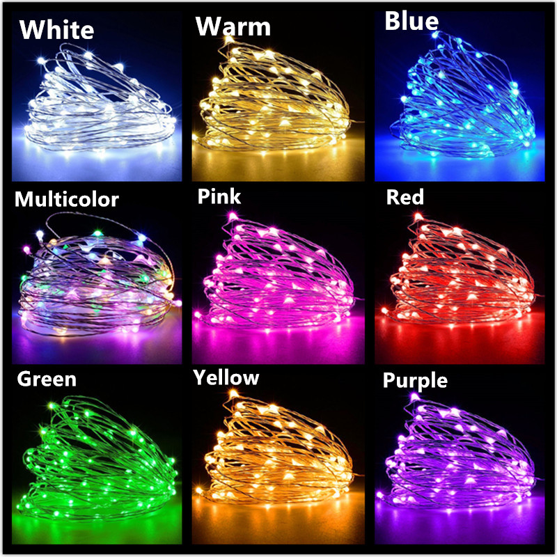 أضواء LED نحاسية بطول 10م و5م  - مراجعة Led Fairy String Lights وسعره