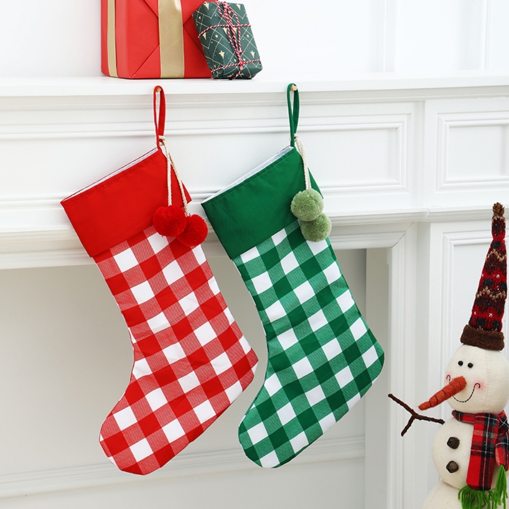 جوارب عيد الميلاد بنقشة البوفا - مراجعة Christmas Stocking Hanging وسعره