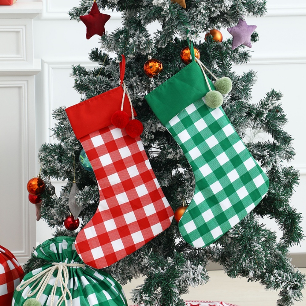 جوارب عيد الميلاد بنقشة البوفا - مراجعة Christmas Stocking Hanging وسعره