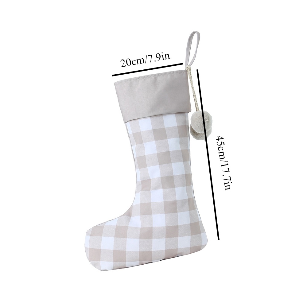 جوارب عيد الميلاد بنقشة البوفا - مراجعة Christmas Stocking Hanging وسعره