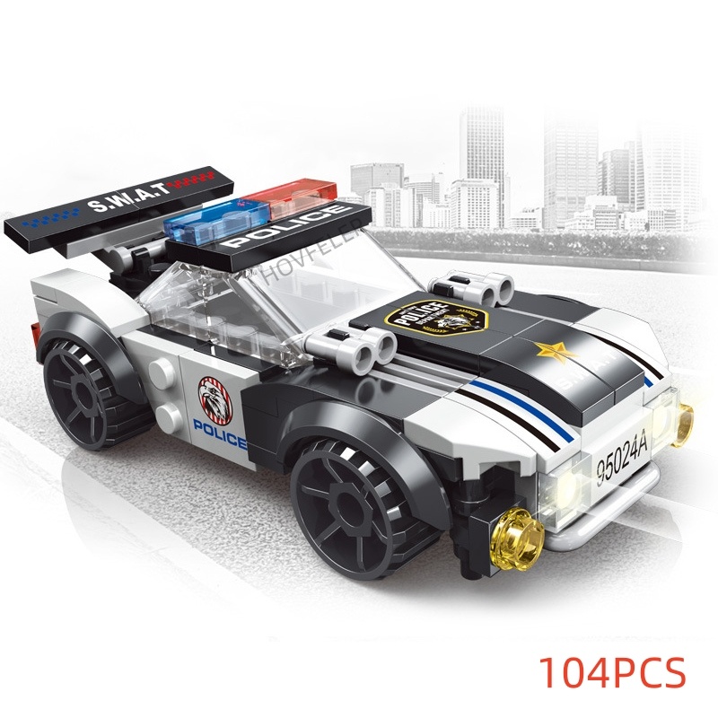 سوبر الشرطة مدينة طائرة المزدو - مراجعة Lego Set City وسعره