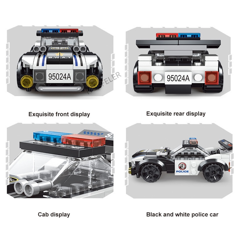 سوبر الشرطة مدينة طائرة المزدو - مراجعة Lego Set City وسعره