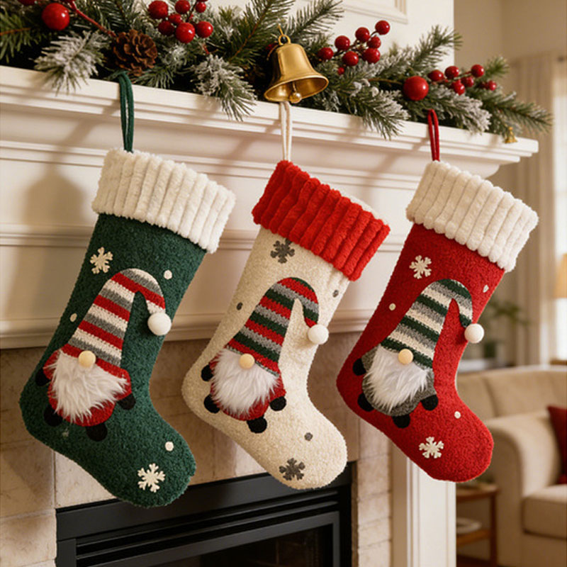 زينة جورب عيد الميلاد الجديدة  - مراجعة Christmas Stocking Hanging وسعره